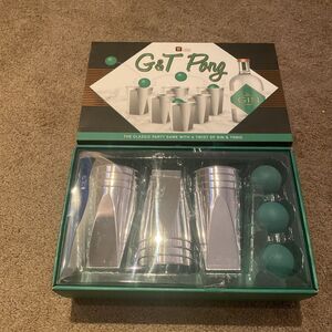 G&T Pong The Classic Party Game W A Twist Of Gin & Tonic Team Drinking Game NEW